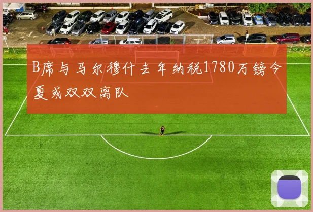 B席与马尔穆什去年纳税1780万镑今夏或双双离队